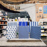 Tas Kertas Kraft Klasik Custom Grosir dengan Cetak Offset untuk Perhiasan, Hadiah, Supermarket, Pameran, Promosi, dan Pita