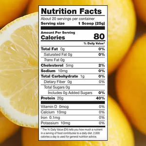 Oem temizle Whey izole <span class=keywords><strong>Protein</strong></span> tozu spor beslenme takviyesi ferahlatıcı işık formülü kas büyüme kurtarma desteği için - Product Image 2