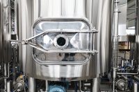 Tanque de Fermentación de Acero Inoxidable de 2000L, Equipo para Cerveza, Controlado por PLC, Combustión Directa de Vapor Eléctrico