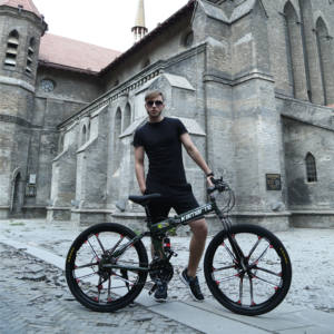 Cuadro de Bicicleta de Montaña de 26 Pulgadas (Sin Amortiguador Trasero), Eje Sólido, Acero de Alta Resistencia, 21 Velocidades, <span class=keywords><strong>Rin</strong></span> <span class=keywords><strong>29</strong></span>, Bicicleta <span class=keywords><strong>MTB</strong></span> - Product Image 1