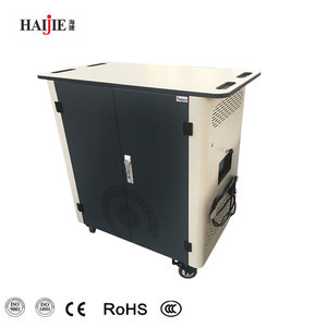 Fournitures scolaires Sécurité 32 Unité Chariot De Chargement Pour Ordinateur Portable Tablette <span class=keywords><strong>Armoire</strong></span> À Roulettes Avec 4 Roues - Product Image 2
