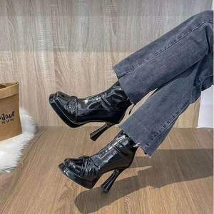 Zapatos de Novia Mary Jane con Tacón Cuadrado y Correa Cruzada Francesa, de Cuero Premium, Antideslizantes, Estilo Retro, Nueva Colección Otoño-Verano - Product Image 4