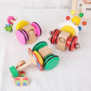 Juguete de Madera con Forma de Animal para Bebés, Seguro y Saludable, para Aprender a Caminar, Juguete Musical con Mariposas Desmontables para Empujar y Tirar - Product Image 5