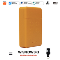 Module Récepteur Double RF RFID pour Télécommande WiFi d'Ouverture de Porte de Garage Intelligente Sans Fil avec Minuteur et Alimentation USB Type C 5V
