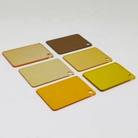 3mm 4x8 Rose Gold Black Silver Golden Grey Perspex Mirror Plastic Flim Double Sided Acrylic Mirror sheet