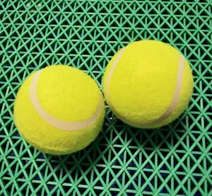 Balles de tennis et de cricket avec logo personnalisé de haute qualité vente en gros 3 pièces/boîte de taille standard en caoutchouc et tissu pour l'entraînement - Product Image 5