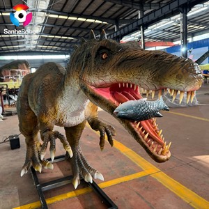 <span class=keywords><strong>Dinosaure</strong></span> animatronique réaliste de 5 m, modèle de <span class=keywords><strong>dinosaure</strong></span> mécanique réaliste <span class=keywords><strong>Baryonyx</strong></span> pour parc à thème, musée, exposition - Product Image 2