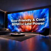 Affichage LED à entraînement direct, sans carte de réception, entrée fibre intégrée, Plug & Play, ultra-mince, 8K HDR 1000, garantie 3 ans