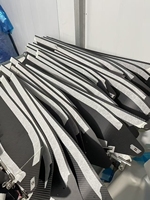 Lame en fibre de carbone de haute qualité pour les palmes de plongée Lame courte en fibre de carbone pour la plongée libre