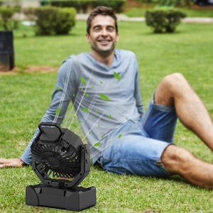 Ventilateur de <span class=keywords><strong>camping</strong></span> 20000mAh alimenté par batterie avec lumière LED, ventilateur portable rechargeable, ventilateur oscillant à 360° °   Rotation - Product Image 4