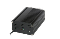 2x18W RGBW led fibre optique moteur de lumière avec télécommande RF 2x20mm connecteur