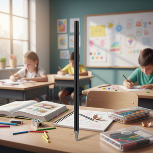 Matita in Grafite 2B Esagonale Promozionale in Legno per Studenti, Matita Colorata con Mina in Plastica per Uso Scolastico in Classe - Product Image 2