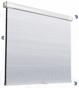 ZSTARR Stores plissés occultants sans perçage, sans fil, en nid d'abeille, ajustement parfait pour la maison et la chambre - Product Image 4
