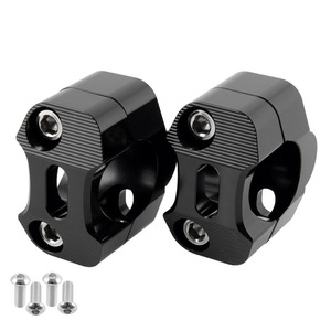 Support de fixation de guidon en alliage d'aluminium CNC, 22mm-28mm, pièces de modification universelles pour moto, conception compacte et durable - Product Image 2