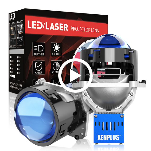 Xenplus Lp24 3.0 Inch 12V 150W 40000Lm Bi Led Projector Lens 6000K Ip68  Led Projector Lens