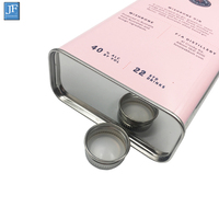 Boîtes rectangulaires en acier inoxydable de 500 ml pour l'emballage de la vodka, du vin, du whisky, de la tequila, métal durable pour les boissons et les aliments