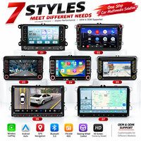 Autoradio Android 10 avec écran tactile IPS de 8 pouces pour VW Polo Golf Passat Bora OEM ODM Seat Skoda Autoradio universel