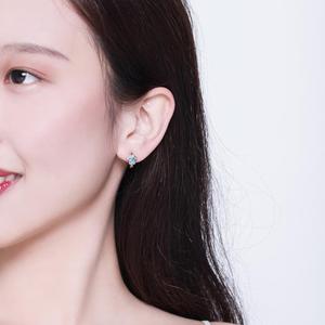 חמוד חיות מחמד חתול paw הדפסי עקבות s925 סטרלינג כסף עגילים נשי פלטינה מצופה אנטי אלרגי טמפרמנט כסף עגיל - Product Image 6