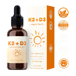 Suplemento de vitamina K2 D3 para mejorar el estado de ánimo, gotas para mejorar el estado de ánimo del corazón y el sistema nervioso, con etiqueta privada de 60ml, la mejor oferta de Amazon, 2022 - Product Image 3