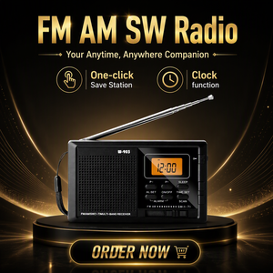 วิทยุพร้อม FM <span class=keywords><strong>AM</strong></span> SW หลายย่านความถี่ หน้าจอ LCD ควบคุมด้วยระบบนาฬิกา วิทยุดิจิตอลสเตอริโอ โรงงานผลิตตามสั่ง OEM ขายส่ง - Product Image 1