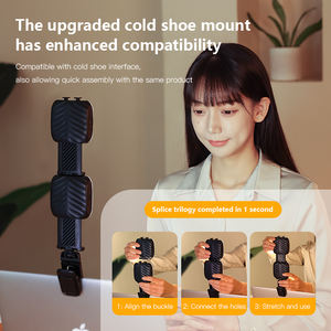 กล้อง <span class=keywords><strong>LED</strong></span> 3000-7000K RGB <span class=keywords><strong>LED</strong></span> 140ไฟช่องสวิตซ์3W 3.7V ขนาดมินิชาร์จไฟได้ - Product Image 2