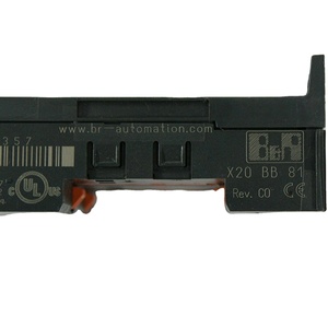 ใหม่ X20BB81 B&R Automation X20 ซีรีส์โมดูลบัสเบสยูนิต, 24VDC - Product Image 1