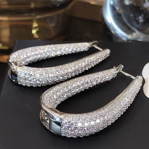 Teardrop <b>Ear</b> <b>Cuff</b> for Women Sparkling Pave Style Fashion <b>Ear</b> Jewelry Daily Wear - Product Image 5