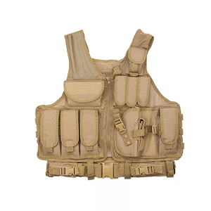 سترة شبكية تكتيكية للرجال, سترة شبكية متعددة الوظائف مصنوعة من البوليستر باللون الأسود مخصصة للاستخدام خارج المنزل والصيد لعام 2022 - Product Image 4