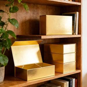 Caja de Regalo Magnética de Lujo Ecológica y Reciclable para Set de Lociones, Caja de Papel Magnética con Tapa Abatible - Product Image 5