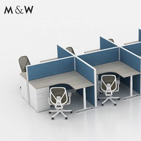 M&W Company – Cloisons réglables d'occasion, mobilier de Foshan, table de poste de travail moderne, bureau modulaire, usage scolaire