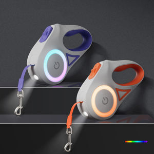 Verkaufsschlager: LED-Haustierleinen, Automatische Einziehbare Hundeleine mit LED-Licht, Multifunktionale, Batteriebetriebene Führleine für Haustiere - Product Image 1