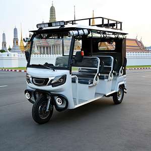 Vehículo Turístico Eléctrico de <span class=keywords><strong>Tres</strong></span> Ruedas para Puntos Turísticos, 9 Plazas, Tipo Doudou, Tuk-tuk, 4000W, ¡Oferta! - Product Image 4
