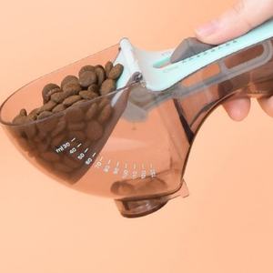Cuillère à nourriture pour chat et chien, dispositif de mesure et de pesage pour animaux de compagnie, tasse à mesurer pour chien, pelle réglable pour mesurer les grammes de nourriture, cuillère d'alimentation pour animaux de compagnie - Product Image 4