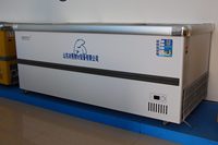 Congélateur îlot à porte coulissante 1200L à refroidissement direct pour buffet