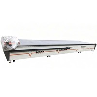 Cutter à lame vibrante CNC à double servomoteur avec table de travail sur mesure pour la découpe de textiles, tapis de voiture, cuir et tissus