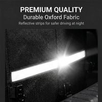 Organisateur de coffre de voiture multifonctionnel de haute qualité en polyester Oxford, pliable, avec 1 à 3 compartiments