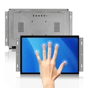 Pantalla TFT LCD de 1280*800, Puerto VGA HDMI, pantalla táctil capacitiva de 10,1 pulgadas, Monitor Industrial de marco abierto