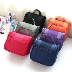 Solid Color <b>Toiletry</b> <b>Bag</b> Portable Cosmetic Storage <b>Bag</b> <b>Travel</b> Storage <b>Bag</b> Customized LOGO - Product Image 2