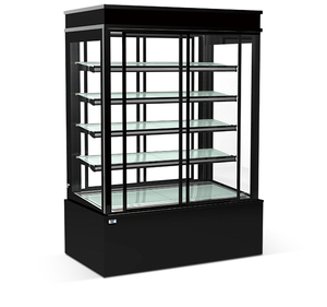 Vitrine réfrigérée pour gâteaux avec porte vitrée <span class=keywords><strong>et</strong></span> refroidissement par <span class=keywords><strong>air</strong></span> forcé pour les pâtisseries <span class=keywords><strong>et</strong></span> les supermarchés - Product Image 4