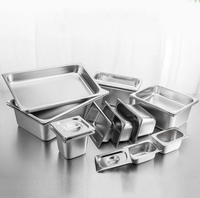 Cuisine commerciale en acier inoxydable EU GN Pan Container / Hotel Pan 1/2x20/40/65/100/150/200mm