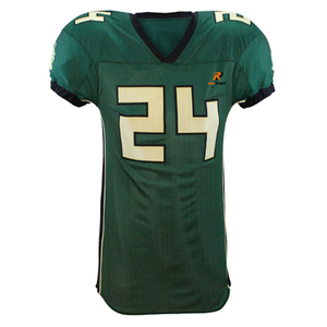 Uniforme de football américain personnalisé par sublimation, 100 % polyester, manches courtes, meilleur fabricant, ensemble de football américain - Product Image 5