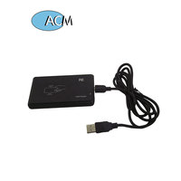 Lector de Tarjetas Inteligentes de Proximidad USB de Escritorio, Lector RFID ABS de 125Khz, Económico, Disponible en Fábrica, para Control de Acceso