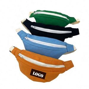 Offre Spéciale sac banane à bandoulière personnalisé pour les sports de voyage course à pied-fermeture à glissière étanche brodée multicolore en polyester - Product Image 1