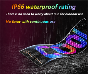 <strong>LED</strong> Flexible Scrolling <strong>Message</strong> <strong>Display</strong> Car <strong>Screen</strong> with APP Control for Dynamic Advertising - Product Image 5