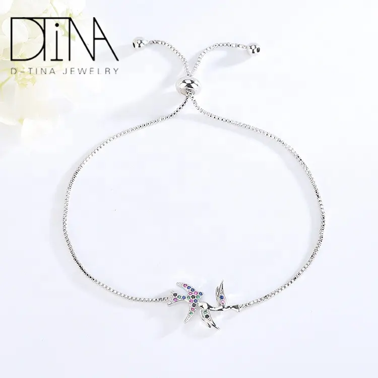 DTINA Hot Flying Fish Kiss-pulsera retráctil para chica, estilo romántico