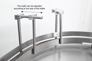 Table de remplissage et de collecte rotative automatique pour petites bouteilles rondes, pour ligne de remplissage, bouchage et étiquetage - Product Image 5