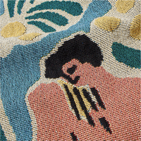Tapisserie tissée décorative pour la maison, vente en gros, couverture en coton