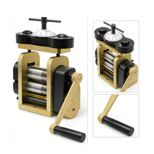 Laminoir à bijoux combiné Durston Basics 3:1 avec rapport de transmission 3:1, pour feuilles plates de 65 mm et façonnage de 9 fils - Product Image 5