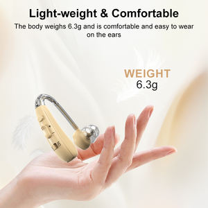 เครื่องช่วยฟังดิจิตอลแบบชาร์จได้ BTE พร้อม 16 ช่องสัญญาณ ดีไซน์เป็นมิตรกับสิ่งแวดล้อมและปรับได้ สำหรับผู้สูงอายุที่มีปัญหาการได้ยินระดับเล็กน้อยถึงปานกลาง - Product Image 5