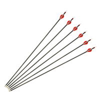 Flèches de chasse de haute qualité, aubes 3K perspectives, flèche de chasse à arc composé de 0.245 pouces ID
